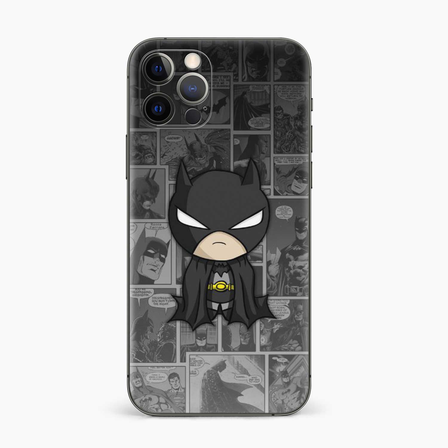 comics-batman_iphone-16-pro_skin-wrap-front-view Comics Batman iPhone 16 Pro Skin Wrap - Imagen 1