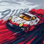 Vinilo adhesivo Red Sports Car para iPhone 15 Pro - Imagen 4