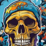 Vinilo Skull Art para iPhone 16 Pro - Imagen 4